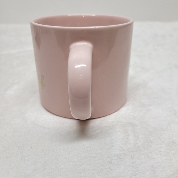 HELLO GORGEOUS - THRESHOLD "Coffee Mug" original Baby Pink & Gold Lettering - Picture 3 of 8
